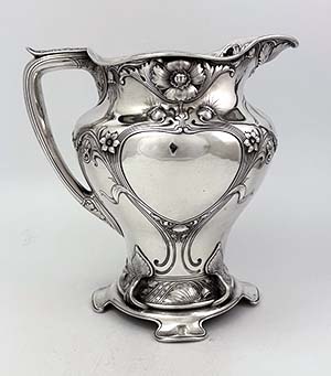 Gorham Athenic special order sterling silver antique pitcher